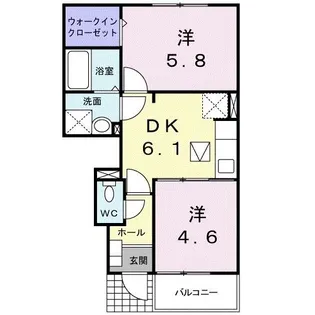 デコラシオン【1階】の間取り