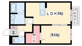 バーディーコートA棟【2階】の間取り
