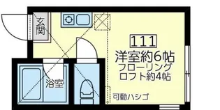 ユナイト保土ヶ谷サンターナ・デ・リベロ【1階】の間取り