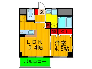 ユグドラシルハザマ【3階】の間取り