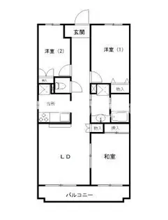 ホーム上の台【3階】の間取り