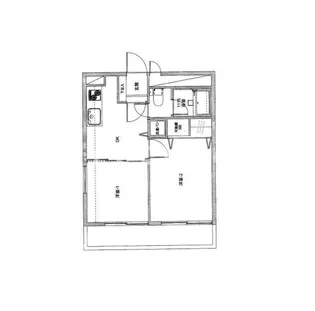 蓮根台ダイヤモンドマンション【12階】の間取り