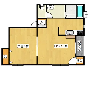 レ・シスコ【3階】の間取り