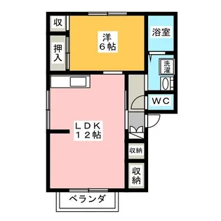 エトワールパレス【2階】の間取り