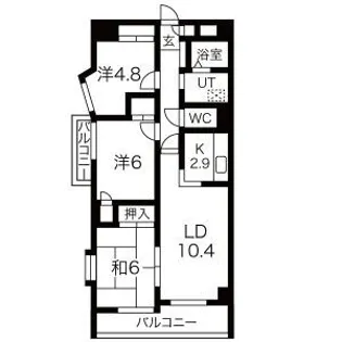 日本泉ビル【8階】の間取り