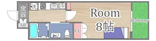 エルプレイス京橋【4階】の間取り