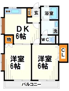 サニーロワイヤル【1階】の間取り