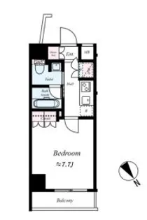 グランドコンシェルジュ西巣鴨アジールコート【2階】の間取り