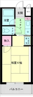 八木山グランドハイツ【4階】の間取り