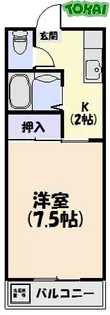 マイハウスあつみ【1階】の間取り