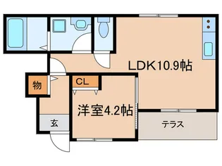 プティ・ボヌールIII【1階】の間取り