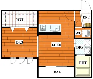 MIRAISM廿日市【3階】の間取り