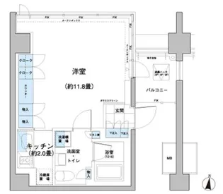 ガーデニエール砧レジデンス【7階】の間取り