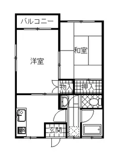 コーポとわ【2階】の間取り