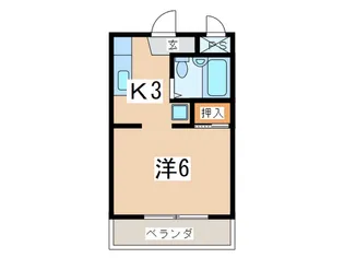 第三コ-ポ成瀬【2階】の間取り