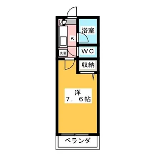 ラ・フローラ武蔵野V【1階】の間取り