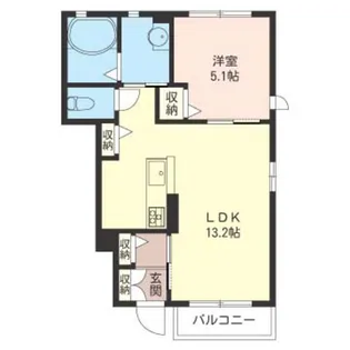 ワイズパレス【1階】の間取り