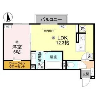 Lumiere du Soir(リュミエール ドゥ ソワール) Un【1階】の間取り