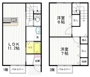 ファミーユ・Aの間取り