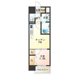 グランパシフィックPINE LUXE【2階】の間取り