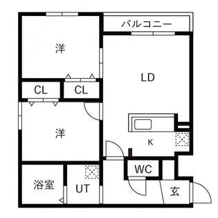 テラス ソウエン【2階】の間取り