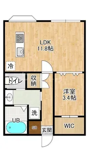 ドエル・サカザキ【1階】の間取り