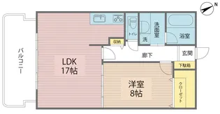 エル・ブラン【6階】の間取り