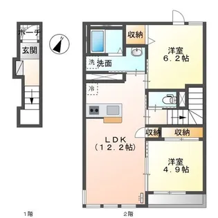 LionaD【2階】の間取り
