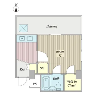 ハイム狛江【5階】の間取り