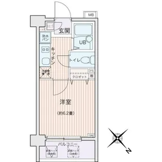 エコロジー都立大学レジデンス【1階】の間取り