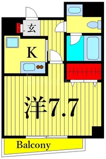 リヴシティ上野入谷グロース【2階】の間取り