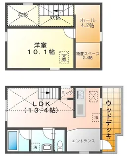 Laguna Terrace 小金井【2階】の間取り