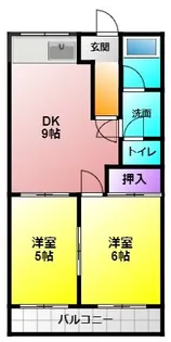パークハイツ【1階】の間取り