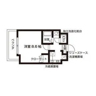 ウイステリア千種【5階】の間取り
