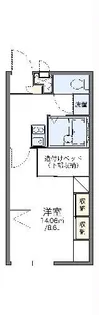 レオパレスアイン【1階】の間取り