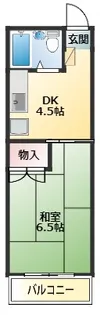 石津ハイツ【2階】の間取り
