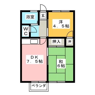 メゾン伊藤II【2階】の間取り
