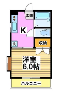 第二杉田ハイツ【1階】の間取り