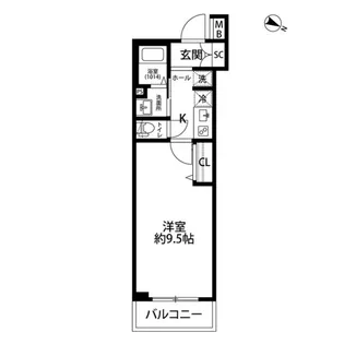 プレール・ドゥーク学芸大学【3階】の間取り