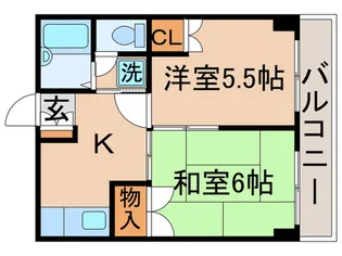 ハイネスマリモ【3階】の間取り