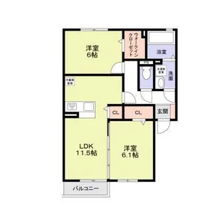 シエルマーレ【2階】の間取り