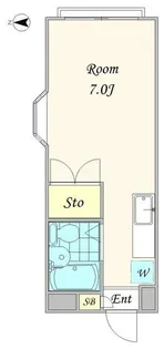 エステートピア高円寺【2階】の間取り
