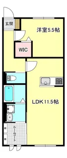 リバーサイドK【2階】の間取り