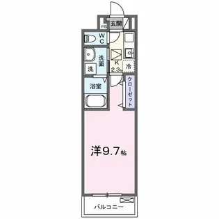 プロチオーネ ルシェロ【1階】の間取り