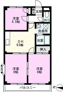 プラザkeiー1【3階】の間取り