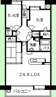 フローレンス東雲グランドアーク【3階】の間取り