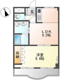 花町コマ【3階】の間取り