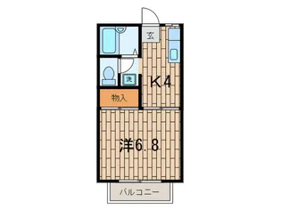 コ-ポ富士【1階】の間取り