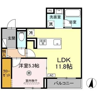 セントカメリア【2階】の間取り