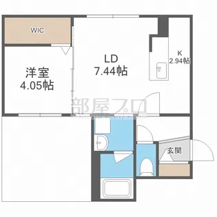 アールズ・コート平岸【3階】の間取り